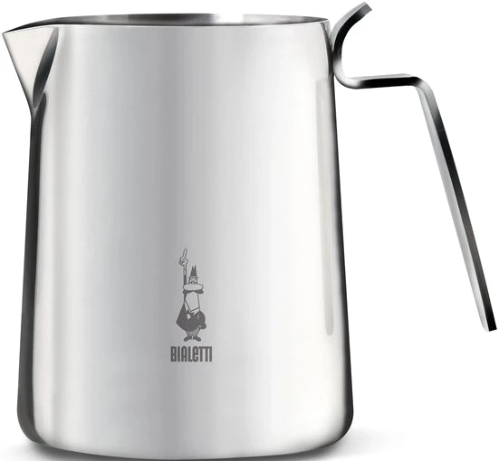 BIALETTI Milchkanne Bricco, 0,3 l, Edelstahl 18/10, zum Erwärmen, Kochen und Aufschäumen